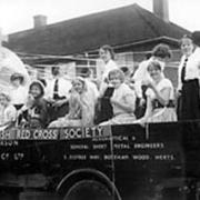 On the wagon: the Red Cross has been working in Borehamwood since 1914