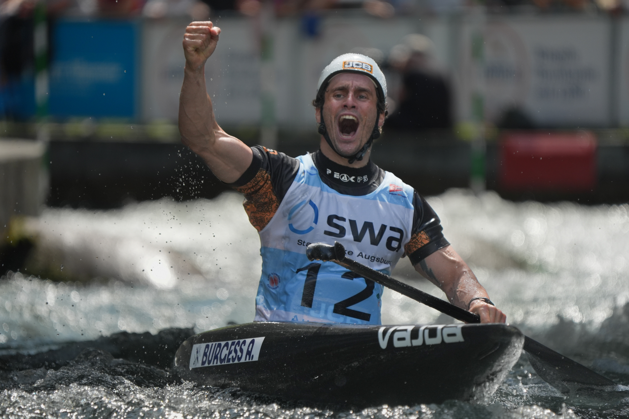 Burgess storms to World Cup silver in Augsburg