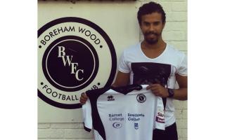 Sam Cox has opted to return to Boreham Wood