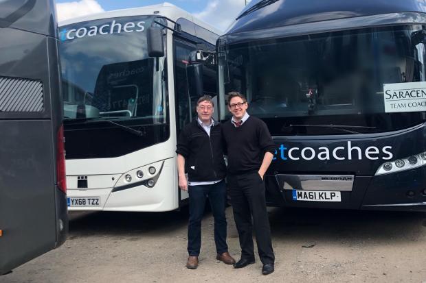 Peter Evans for Met Coaches in Watford 